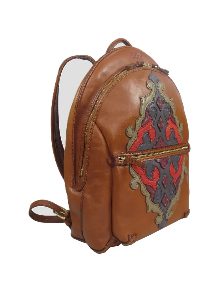 GÖN Lav backpack in tan leather