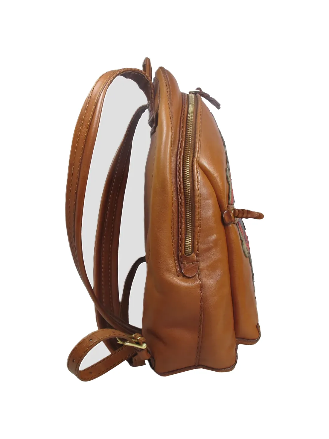 GÖN Handmade Lav Backpack in Tan — view 3