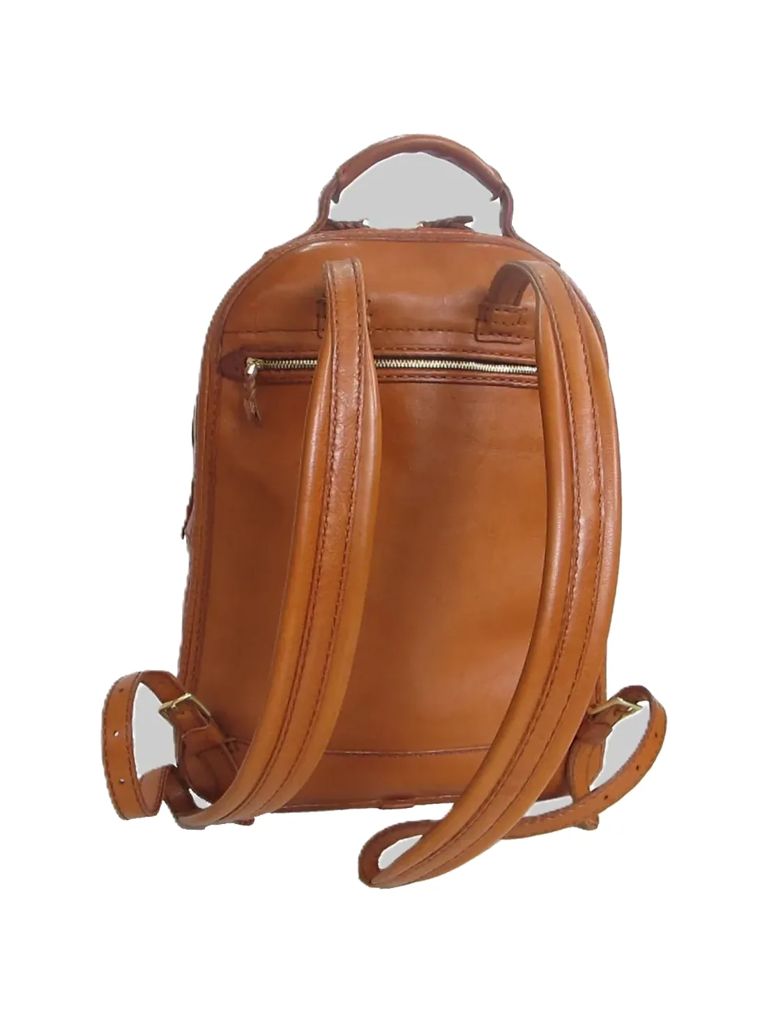 GÖN Handmade Can Backpack in Tan — view 3