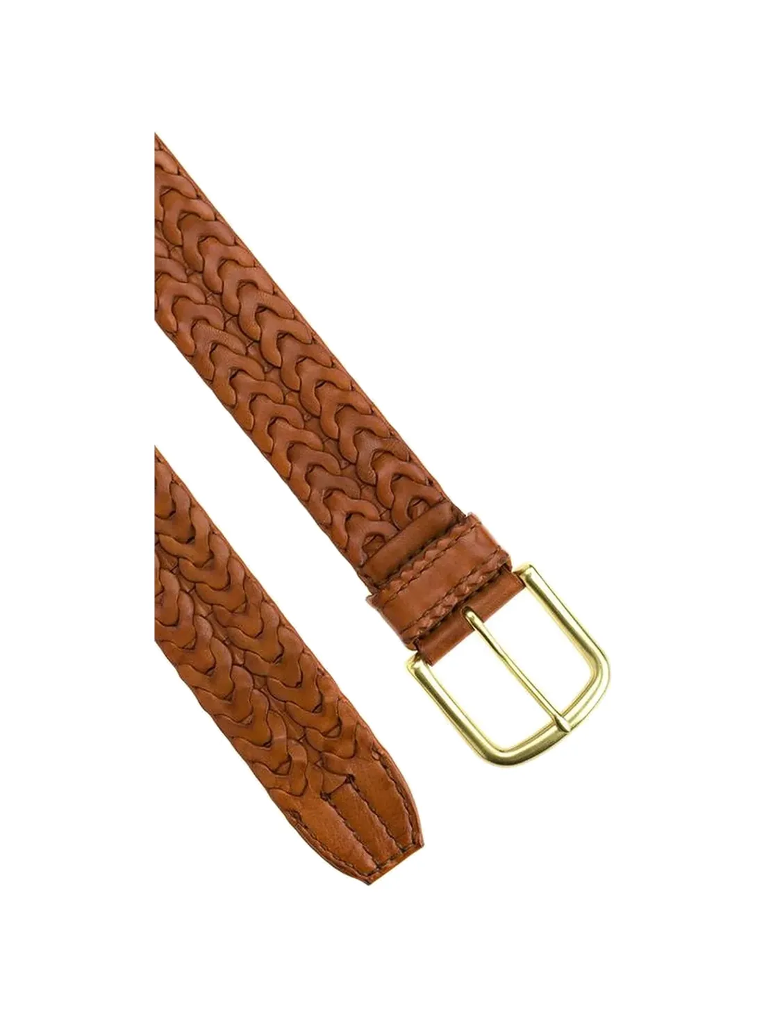 GÖN Handmade Braided Leather Belt — view 2