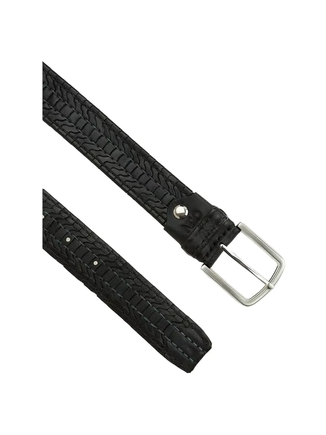GÖN Handmade Embossed Leather Belt — view 3