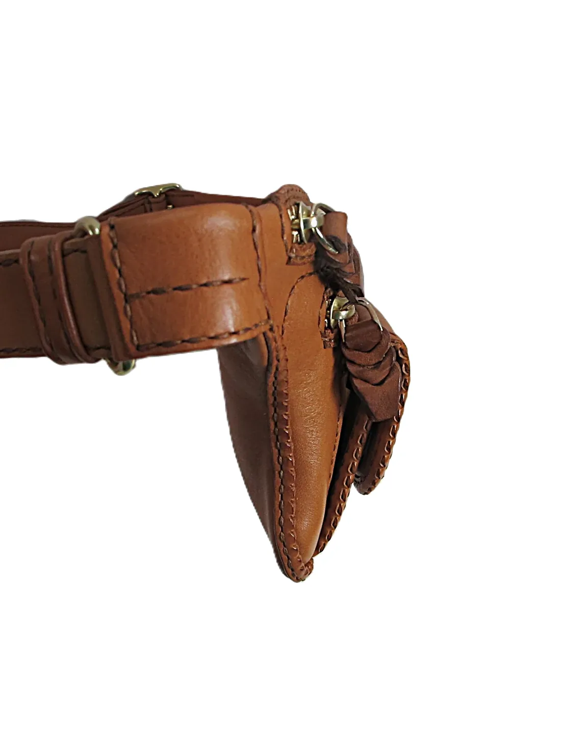 GÖN Handmade Sot Belt Bag in Tan — view 4
