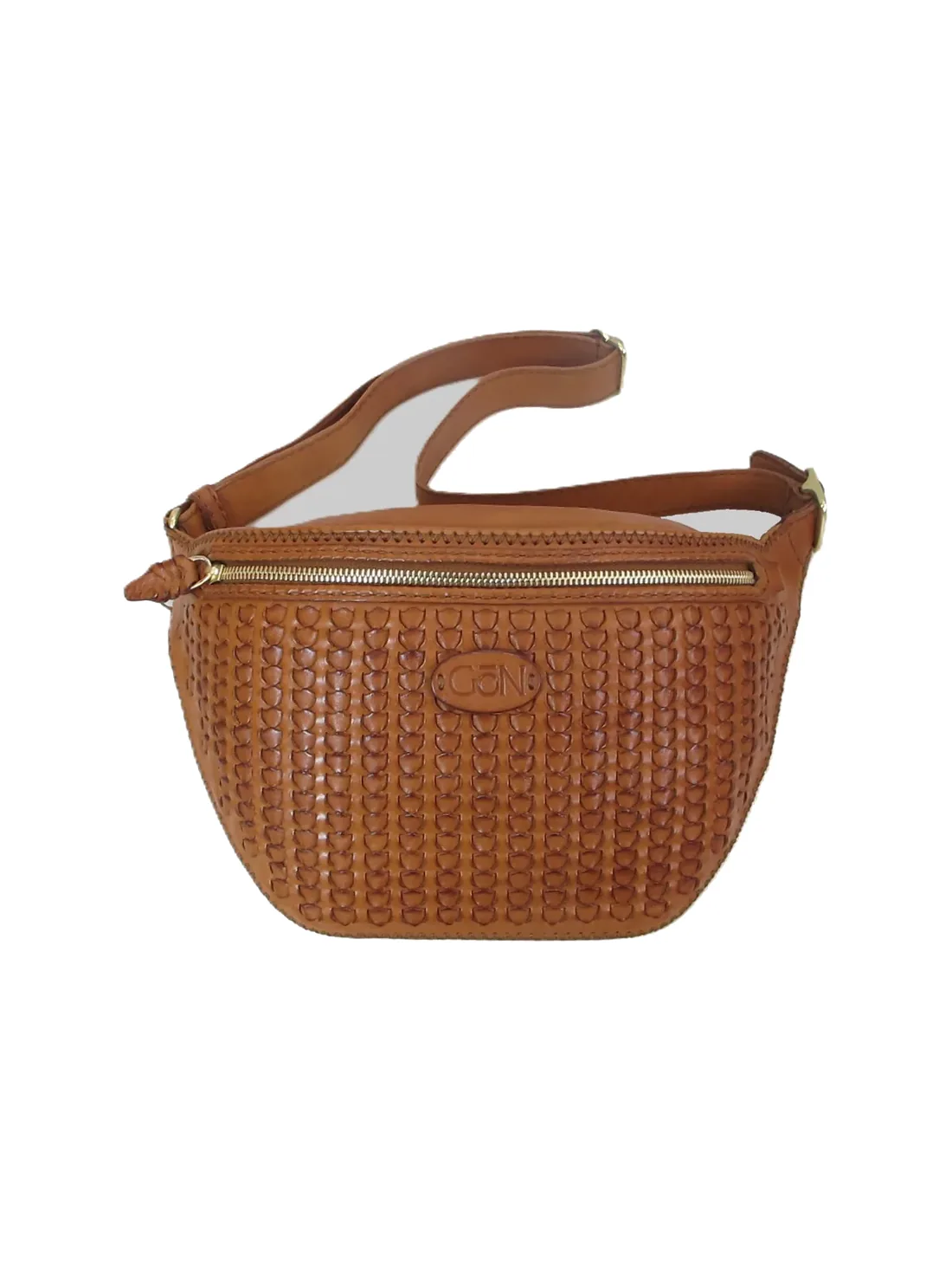 GÖN Handmade Toga Belt Bag in Tan — view 2