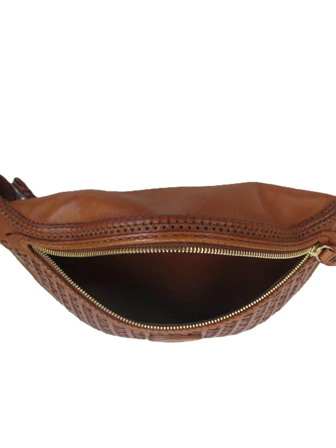 GÖN Handmade Toga Belt Bag in Tan — view 4