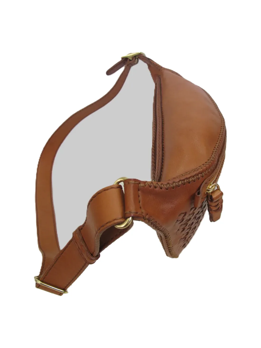GÖN Handmade Toga Belt Bag in Tan — view 5