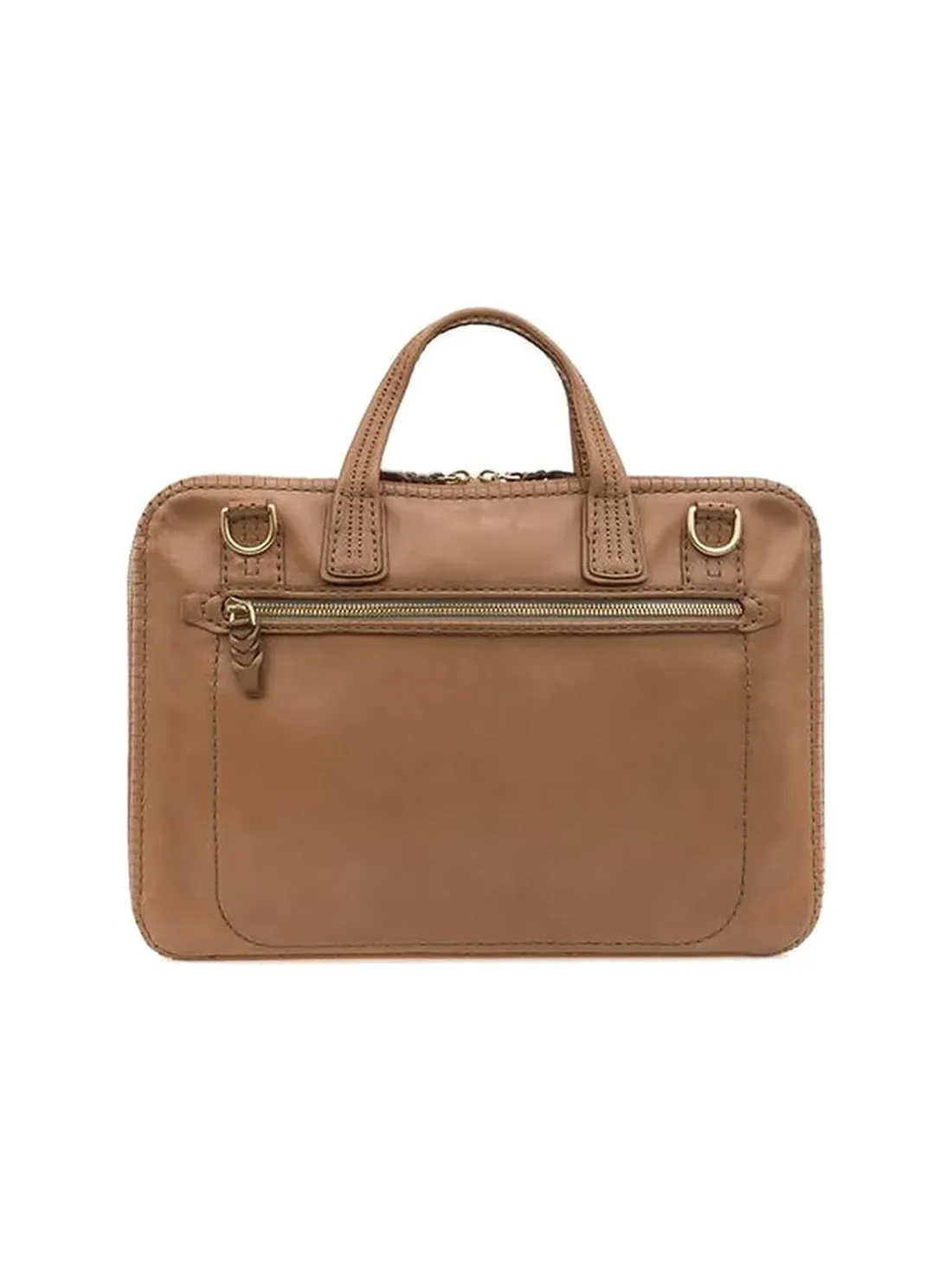 GÖN Handmade Slim Leather Briefcase — view 3