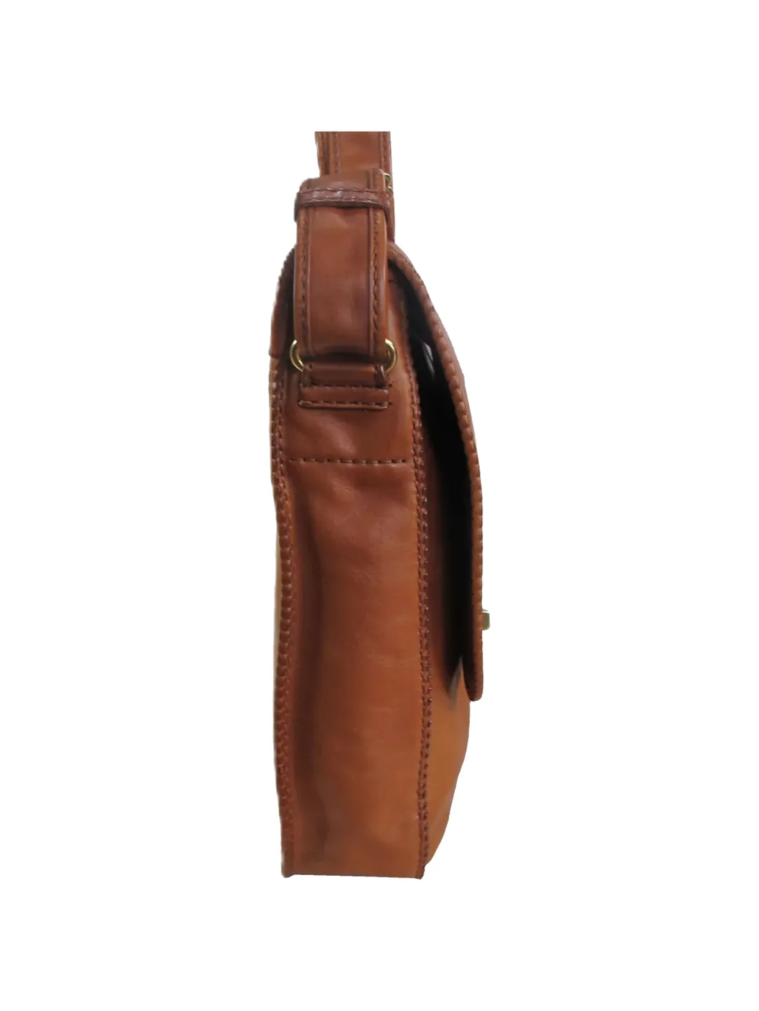 GÖN Handmade Salo Messenger Bag in Tan — view 3