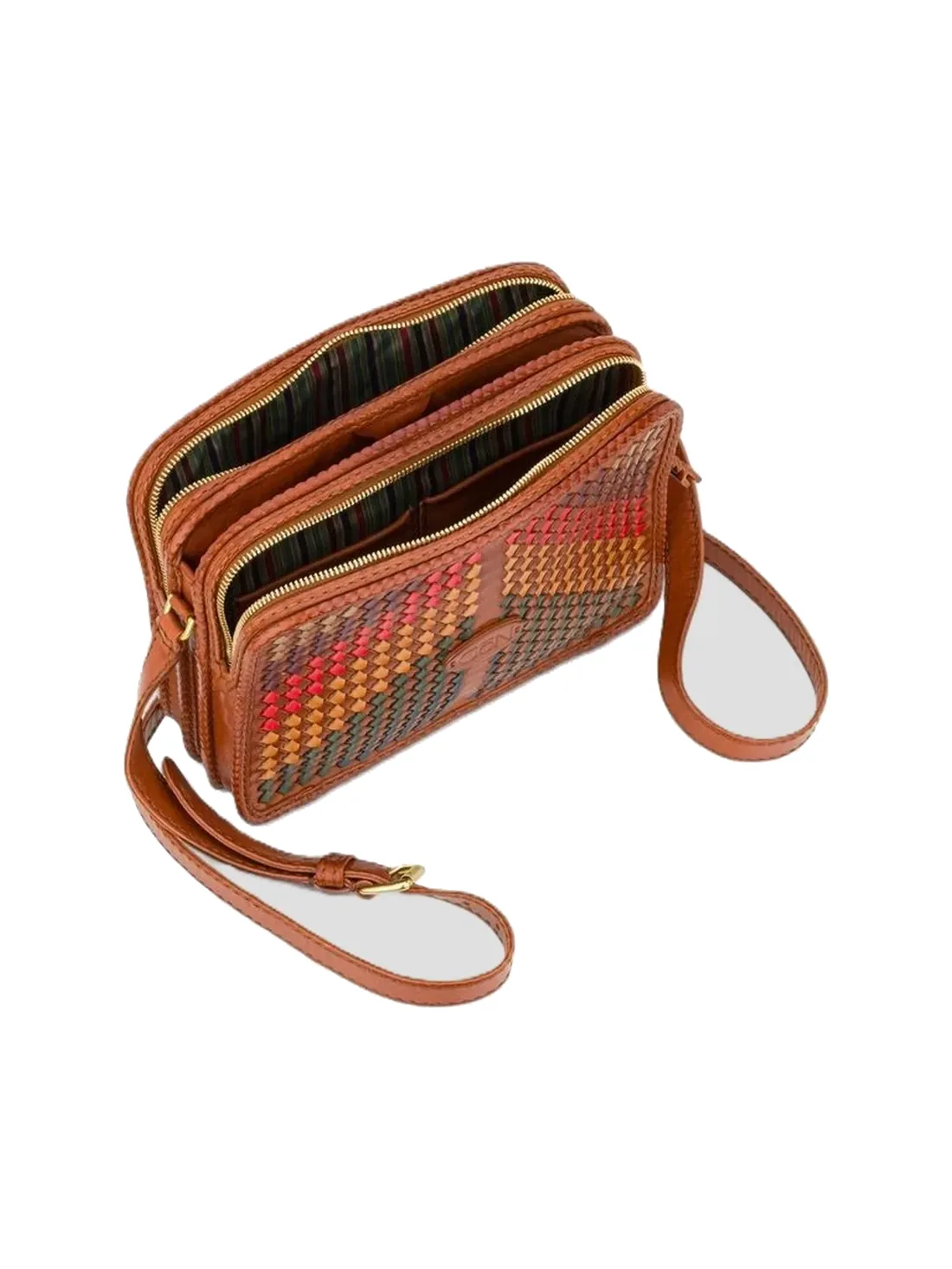 GÖN Handmade Peke Multi Crossbody Bag in Tan — view 5