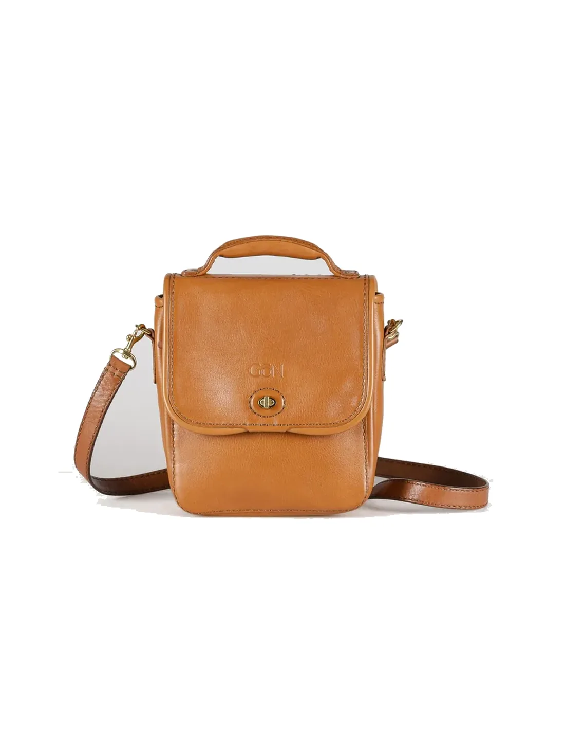 GÖN Handmade Adami Crossbody Bag in Tan — view 4