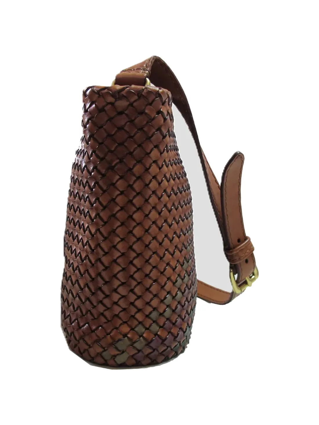 GÖN Handmade Maya Bucket Bag in Tan — view 2