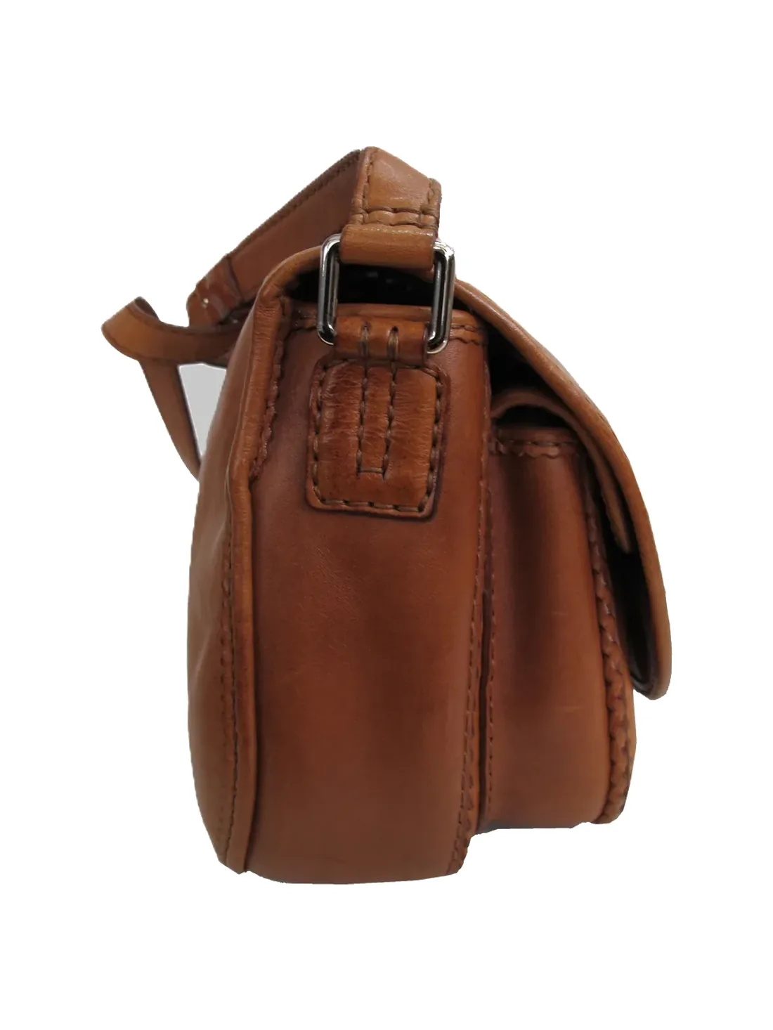 GÖN Handmade Asa Saddle Bag in Tan — view 4