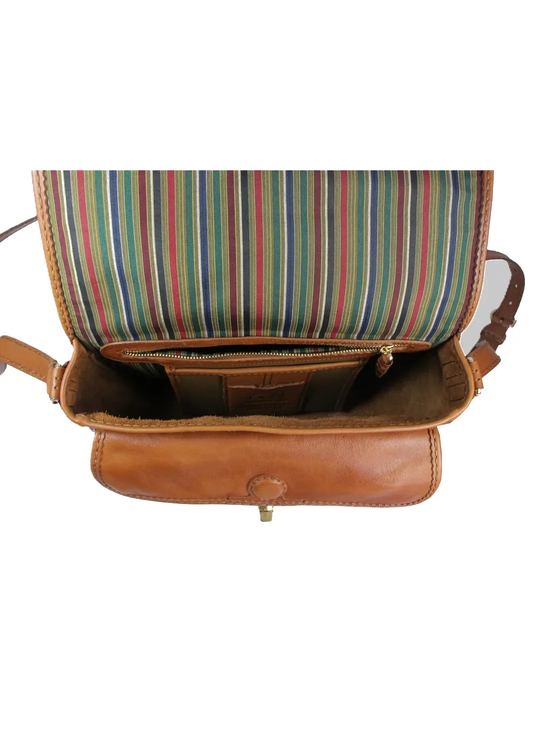 GÖN Handmade Asa Saddle Bag in Tan — view 5