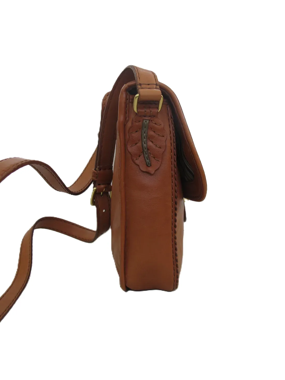 GÖN Handmade Nina Crossbody Bag in Tan — view 2