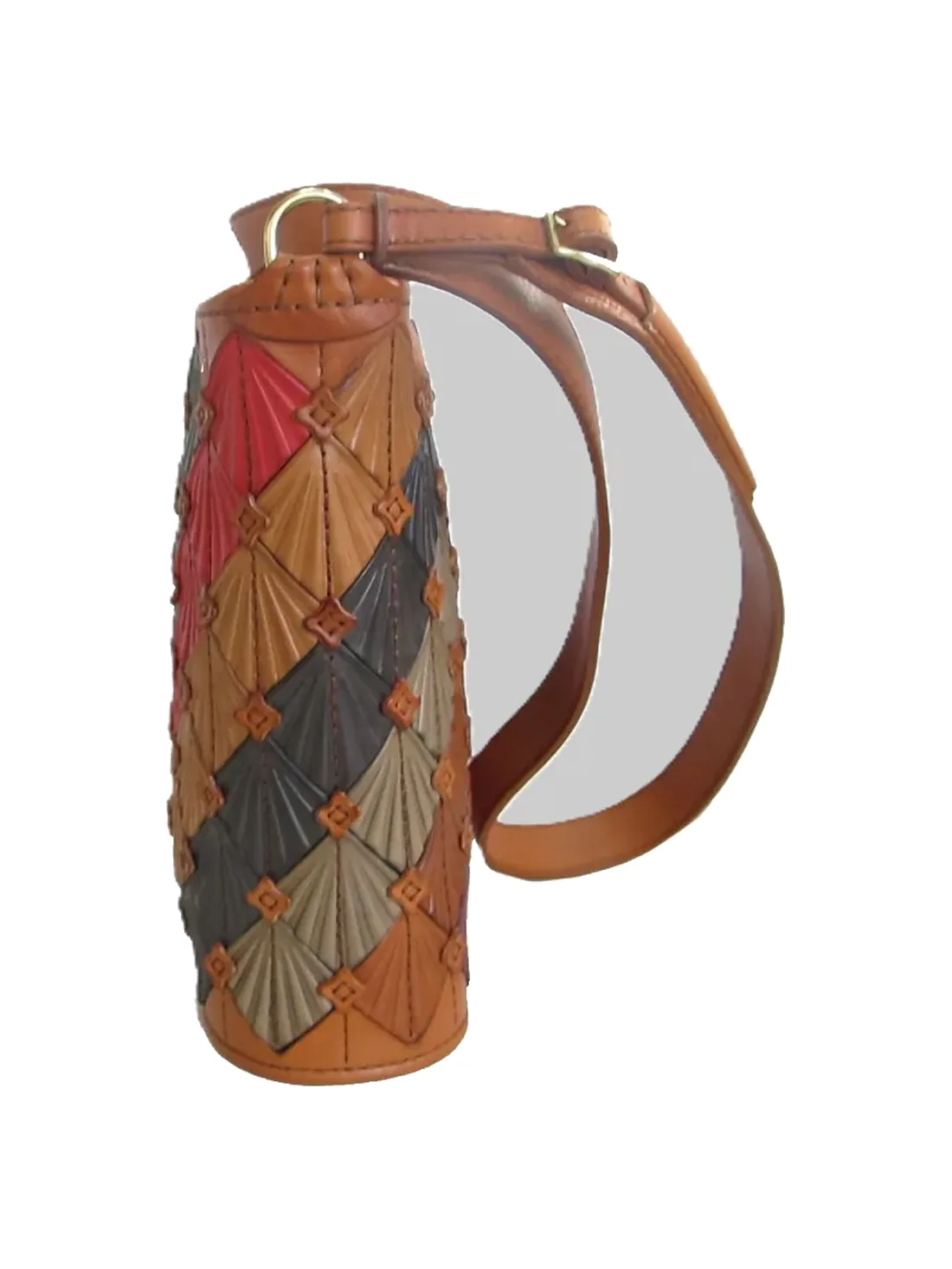 GÖN Handmade Kristal Multi Bucket Bag in Tan — view 3