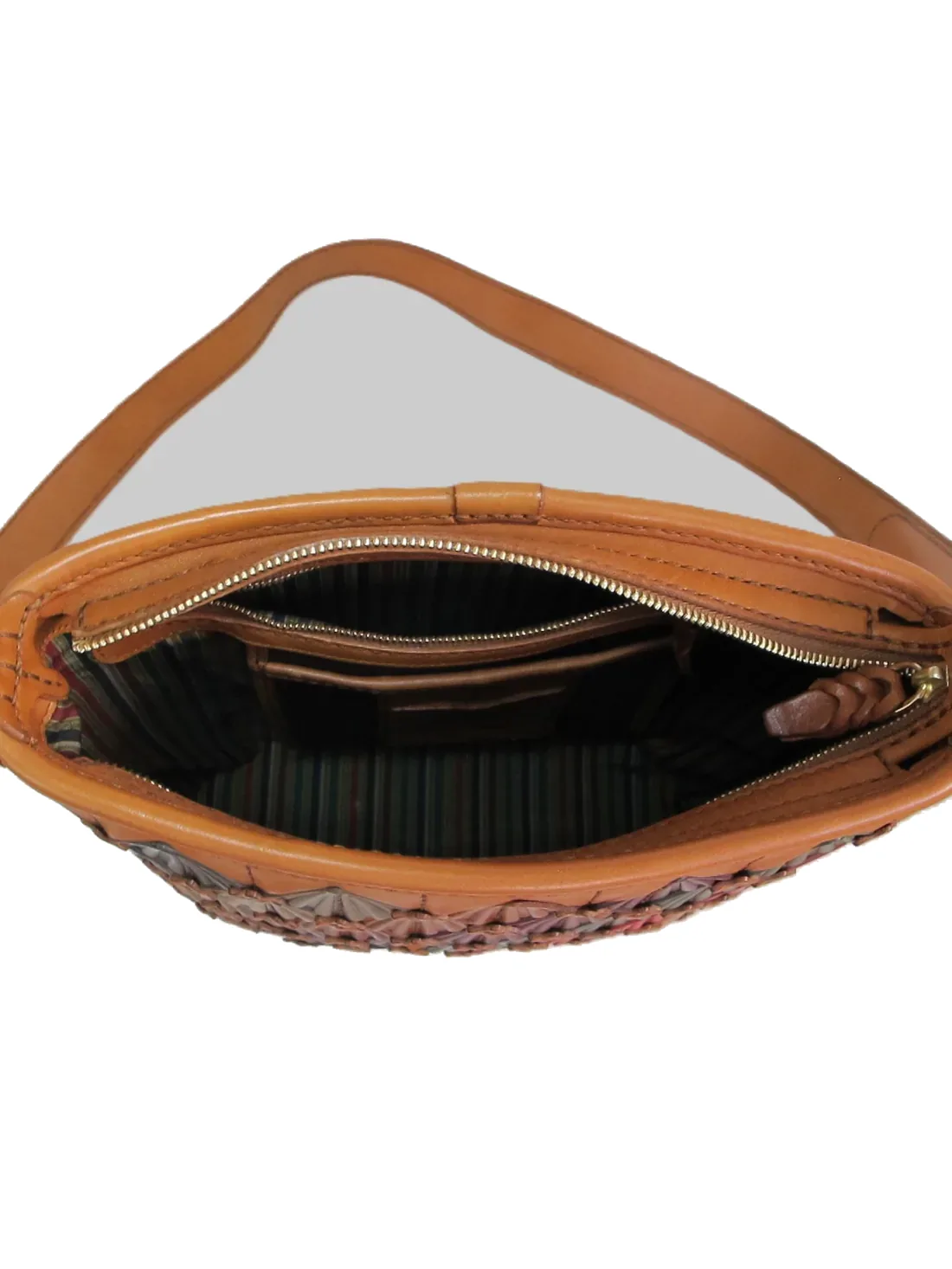 GÖN Handmade Kristal Multi Bucket Bag in Tan — view 4