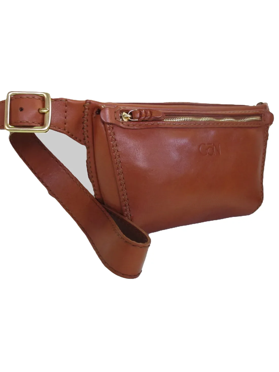 GÖN Handmade Aye Belt Bag in Tan — view 2
