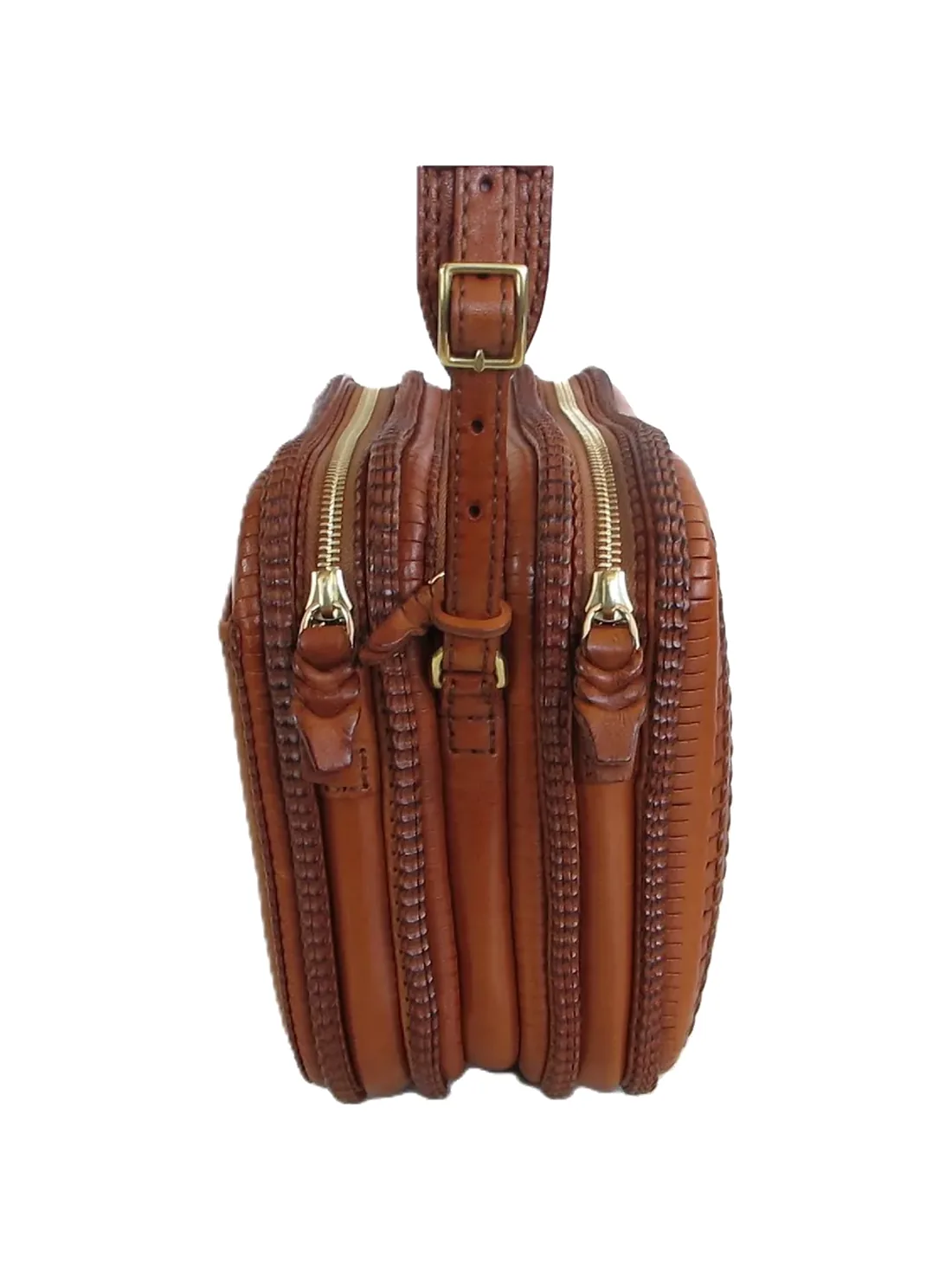 GÖN Handmade Tom Crossbody Bag in Tan — view 2