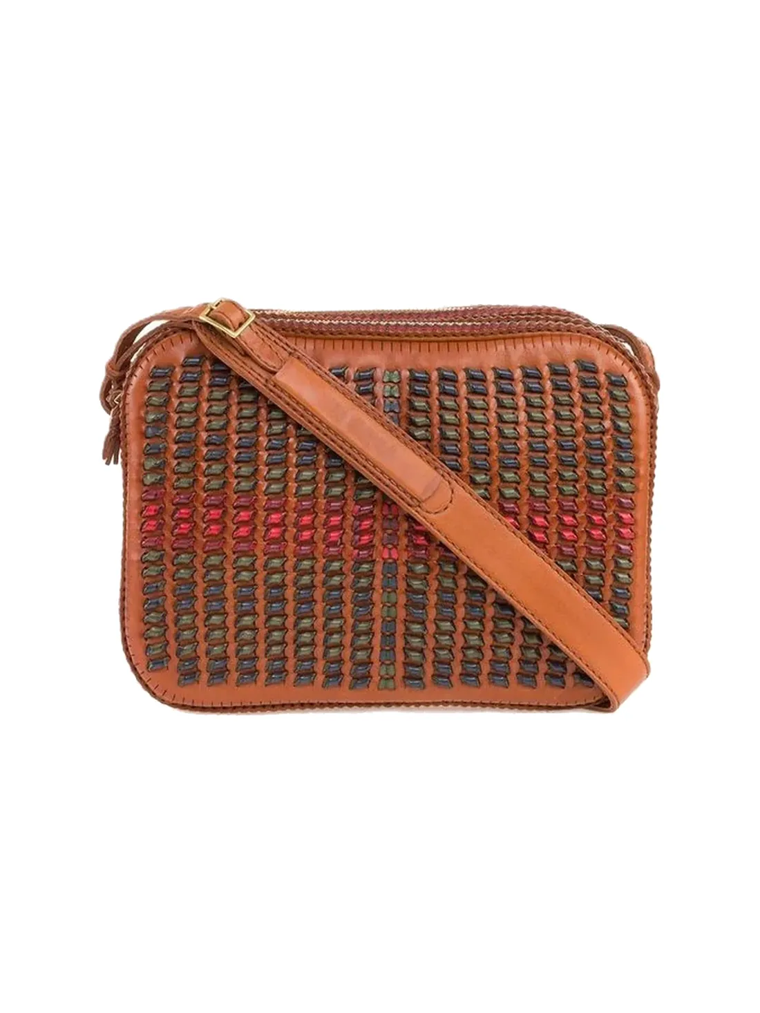 GÖN Handmade Mot Crossbody Bag in Tan — view 2