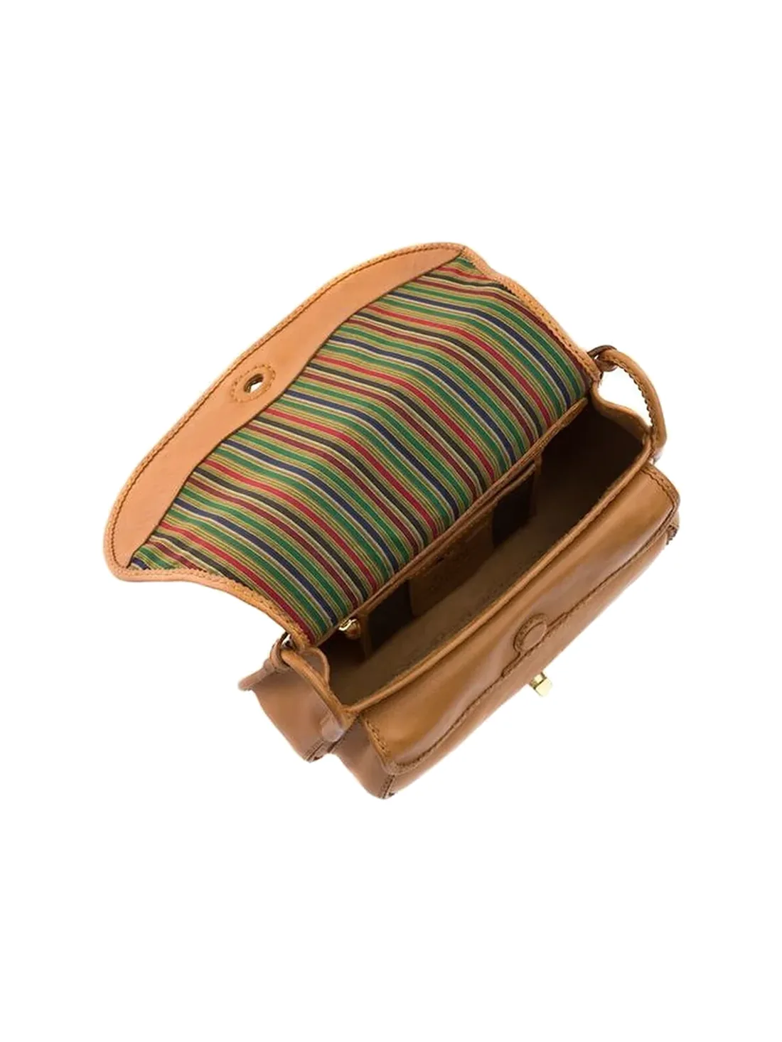 GÖN Handmade Woven Crossbody Bag in Camel — view 4