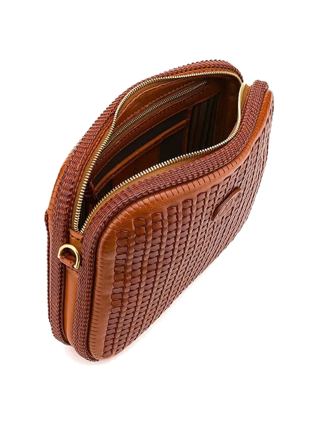 GÖN Handmade Camera Crossbody Bag in Tan — view 4