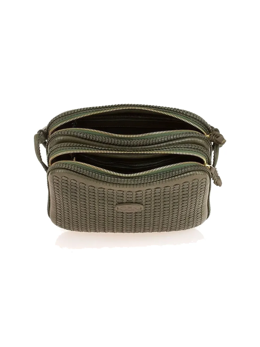 GÖN Handmade Zip-Top Woven Crossbody — view 5