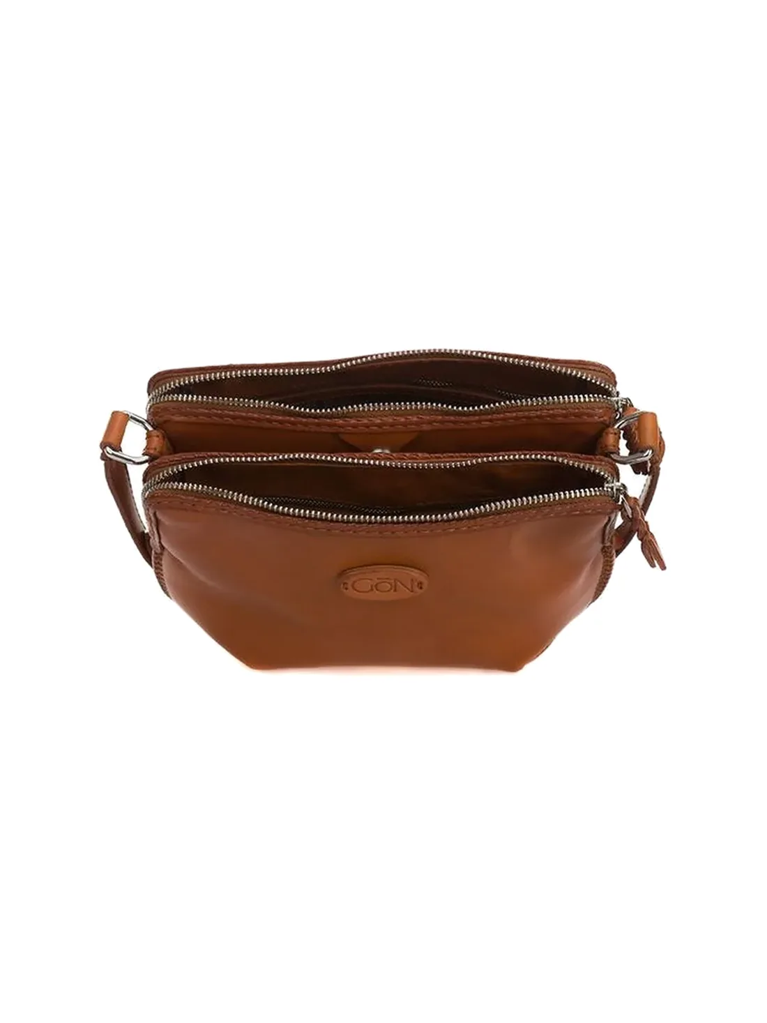 GÖN Handmade Dome Crossbody in Tan — view 4
