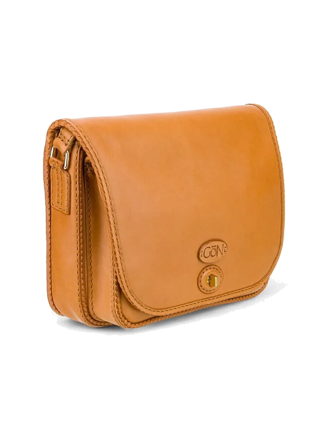 GÖN Handmade Women’s Crossbody Bag in Camel — view 2