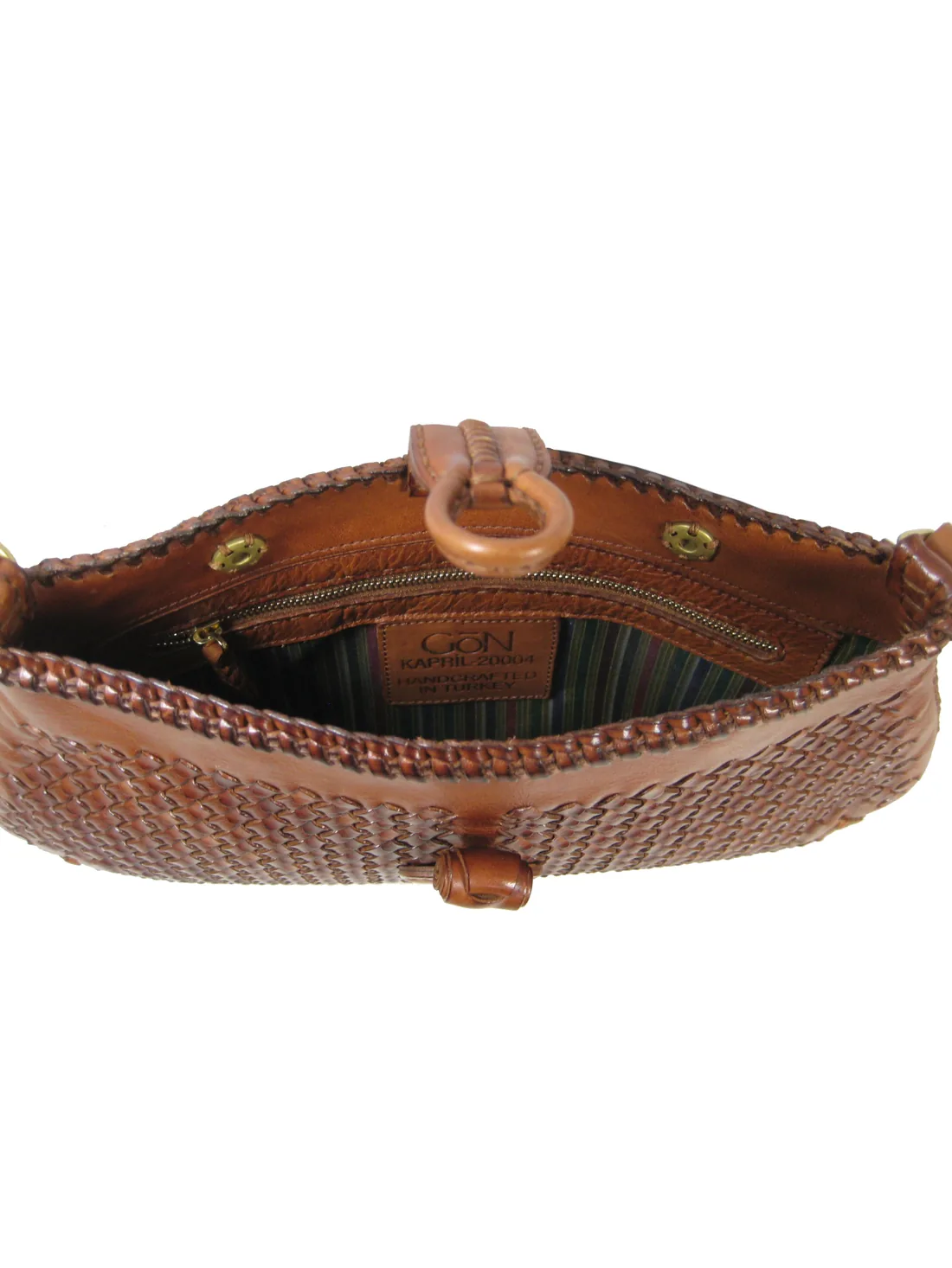 GÖN Handmade Kapril Shoulder Bag in Tan — view 4