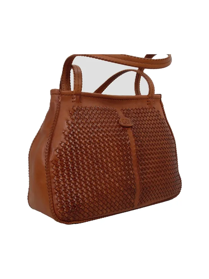 GÖN Sak tote in tan leather