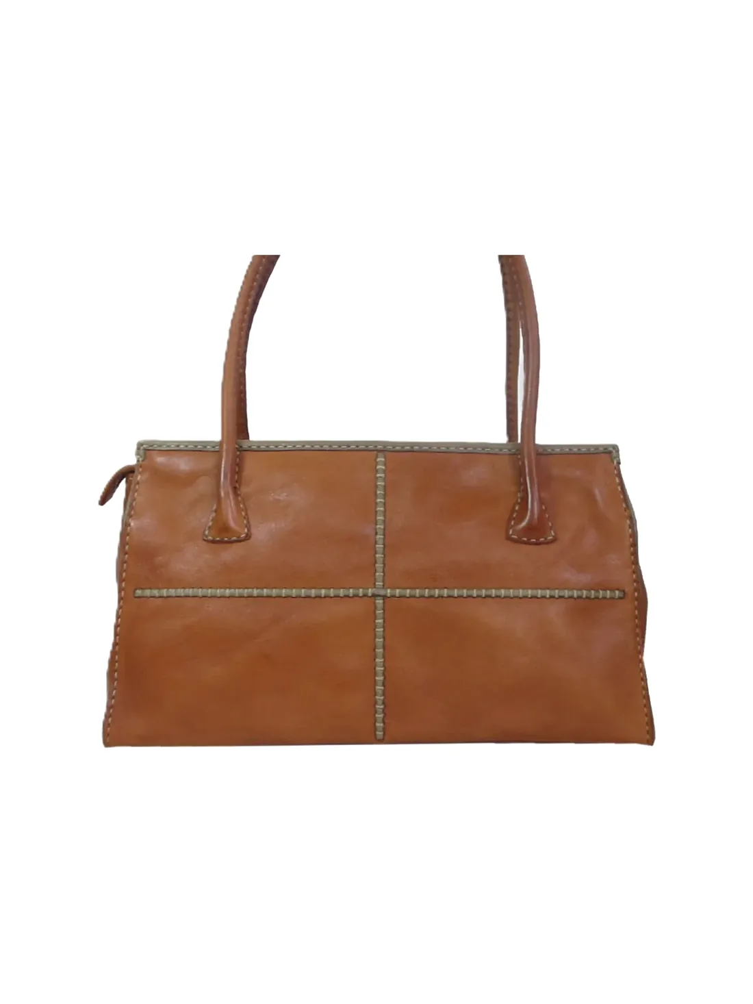 GÖN Handmade Sanra Shoulder Bag in Tan — view 2