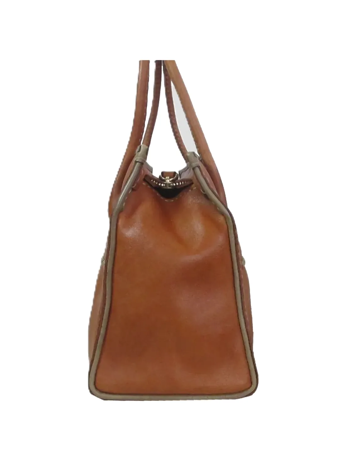 GÖN Handmade Sanra Shoulder Bag in Tan — view 3