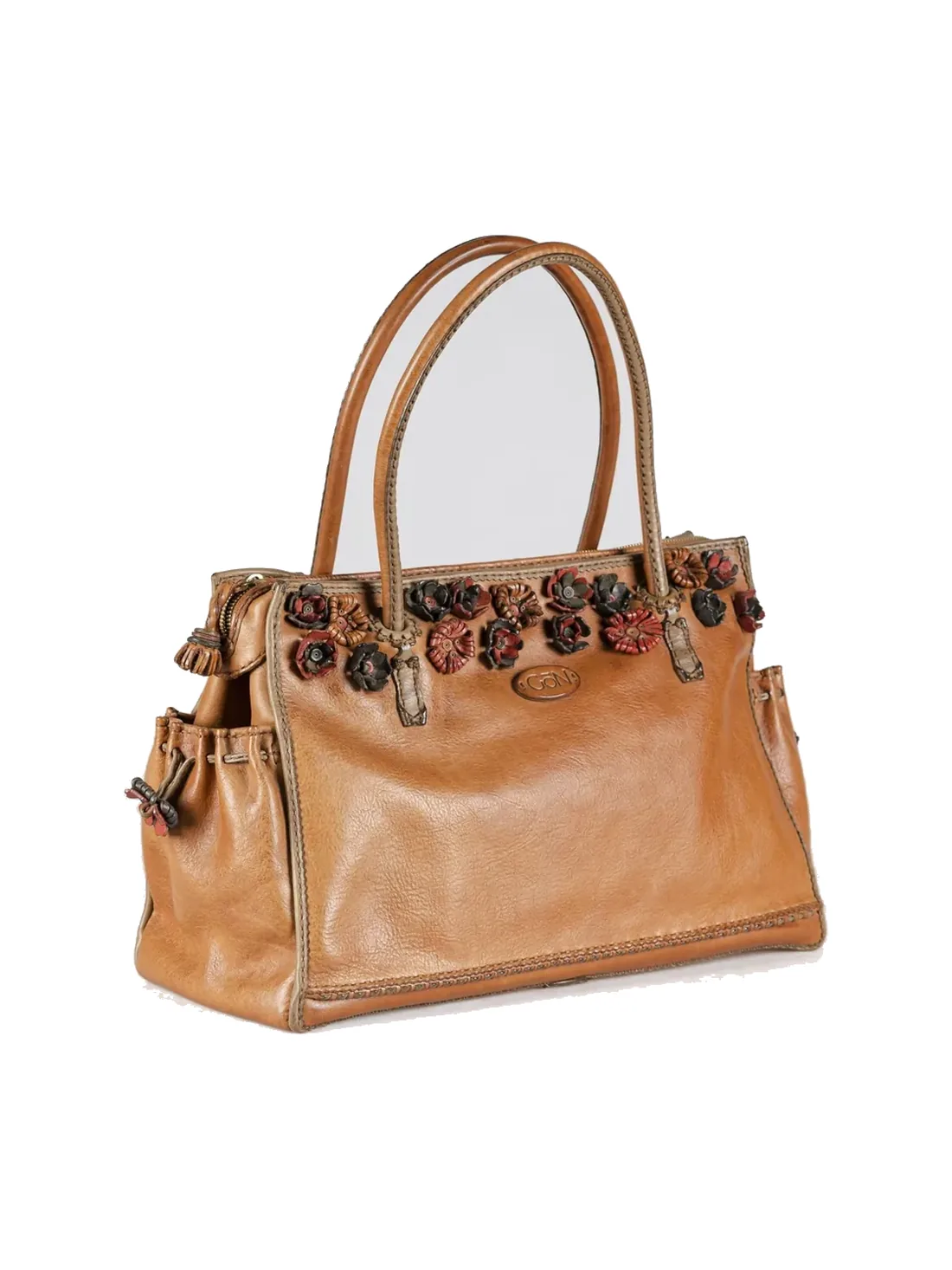 GÖN Handmade Fiele Handbag in Tan — view 4