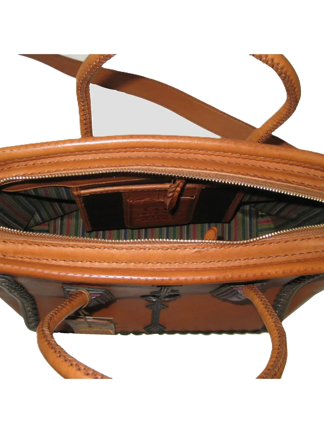 GÖN Handmade Bicek Handbag in Tan — view 5