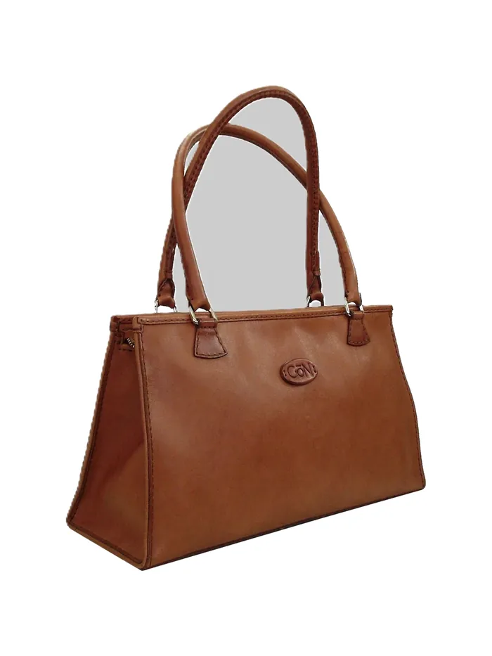 GÖN Arnas handbag in tan leather