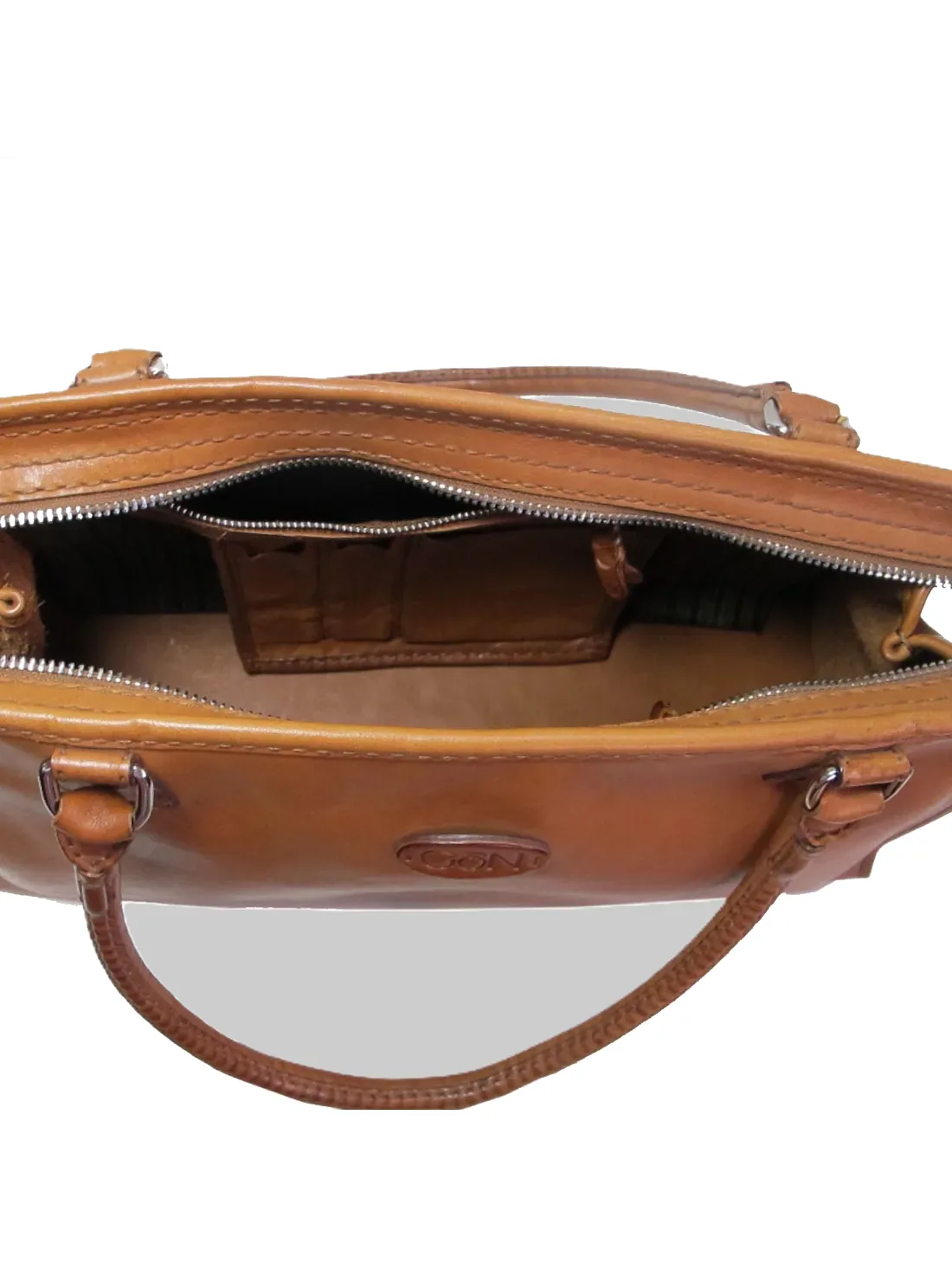 GÖN Handmade Arnas Handbag in Tan — view 5