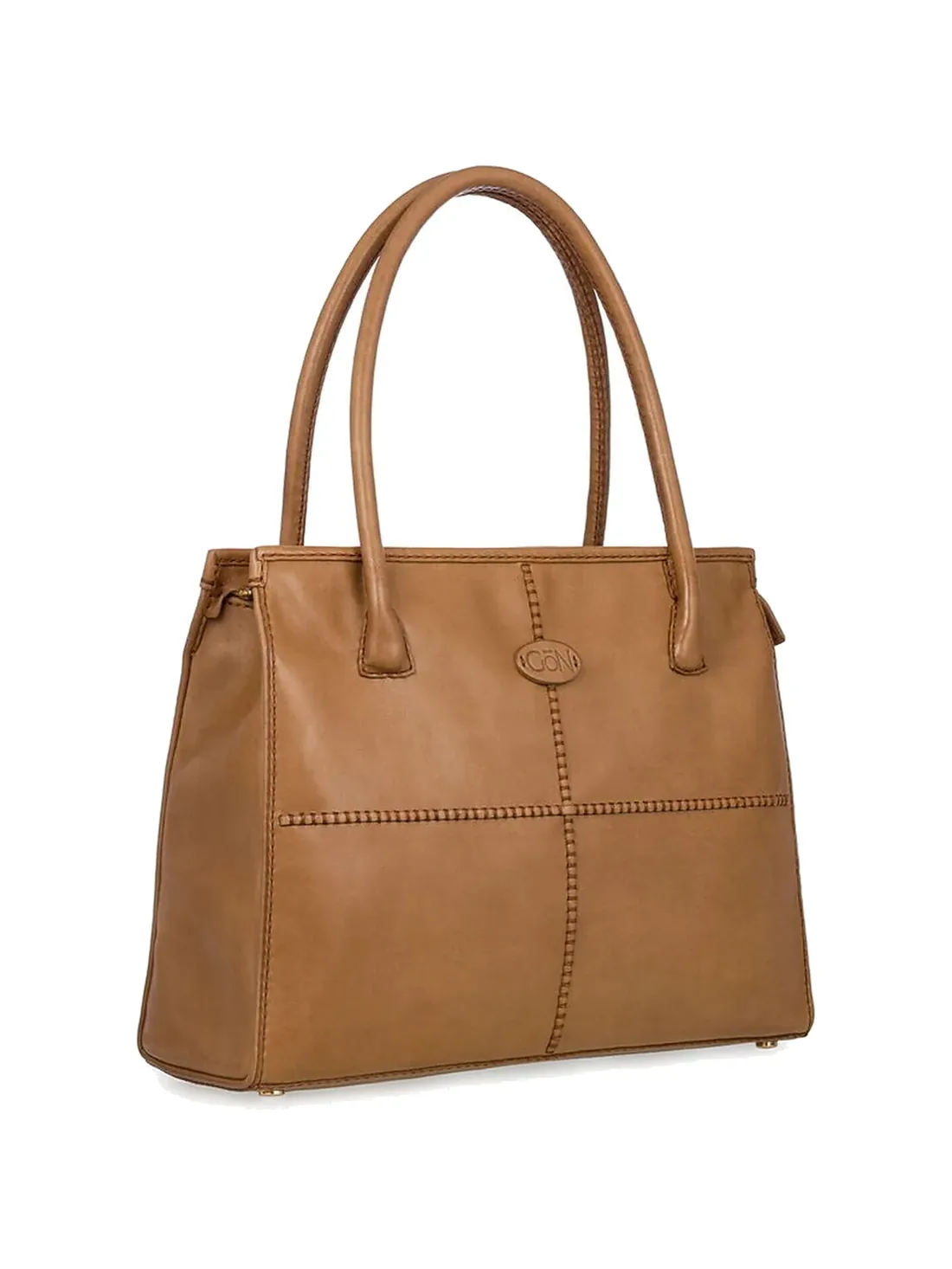 GÖN Handmade Women’s Shoulder Bag in Camel — view 2