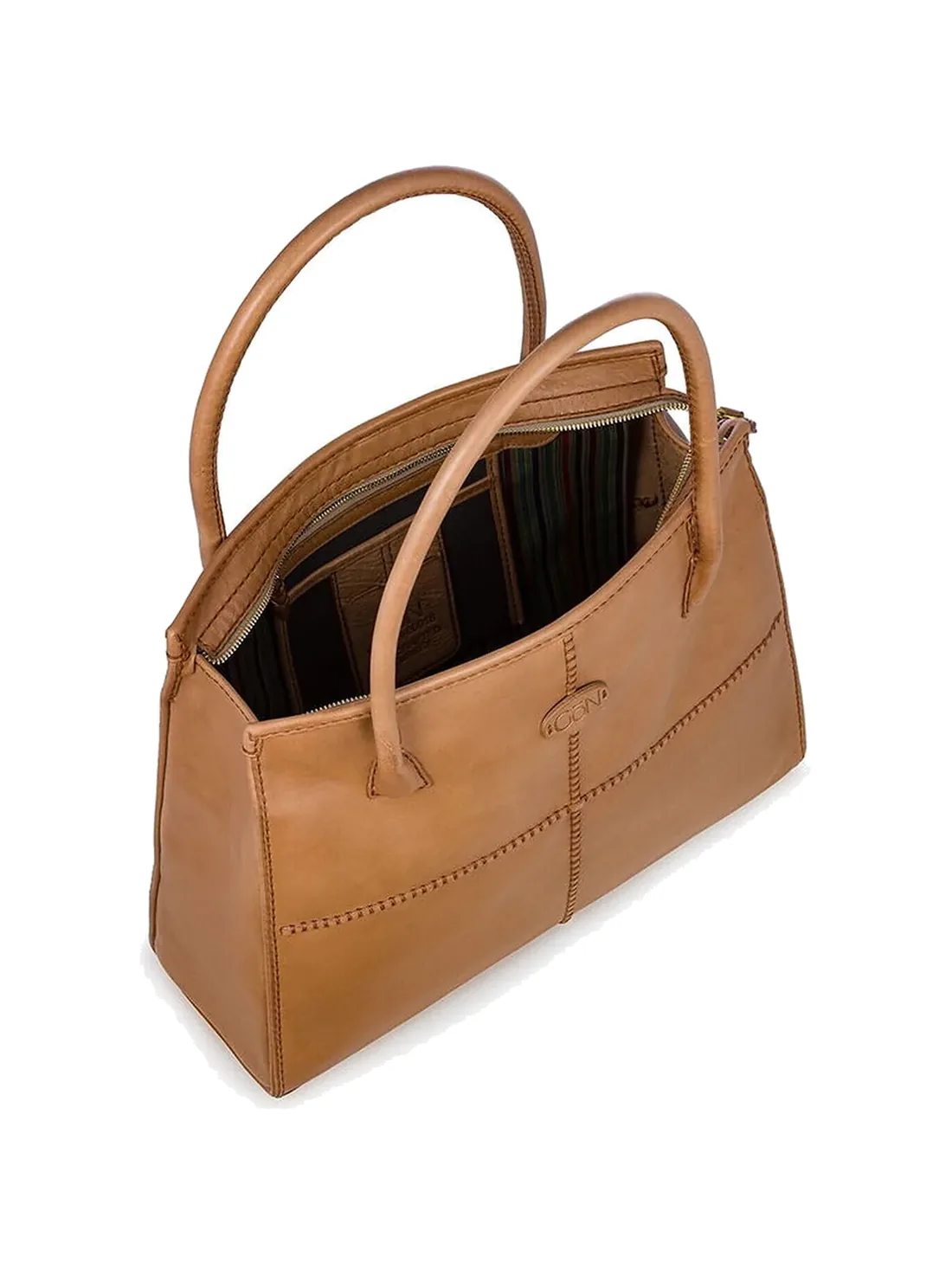 GÖN Handmade Women’s Shoulder Bag in Camel — view 4
