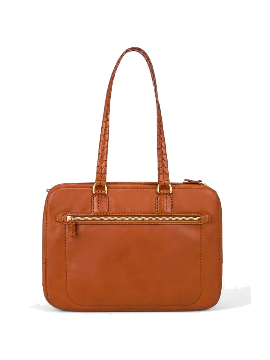 GÖN Handmade Woven Shoulder Tote in Tan — view 3