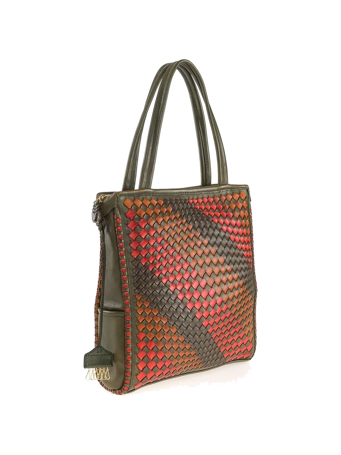 GÖN Handmade Diagonal-Weave Tote — view 2