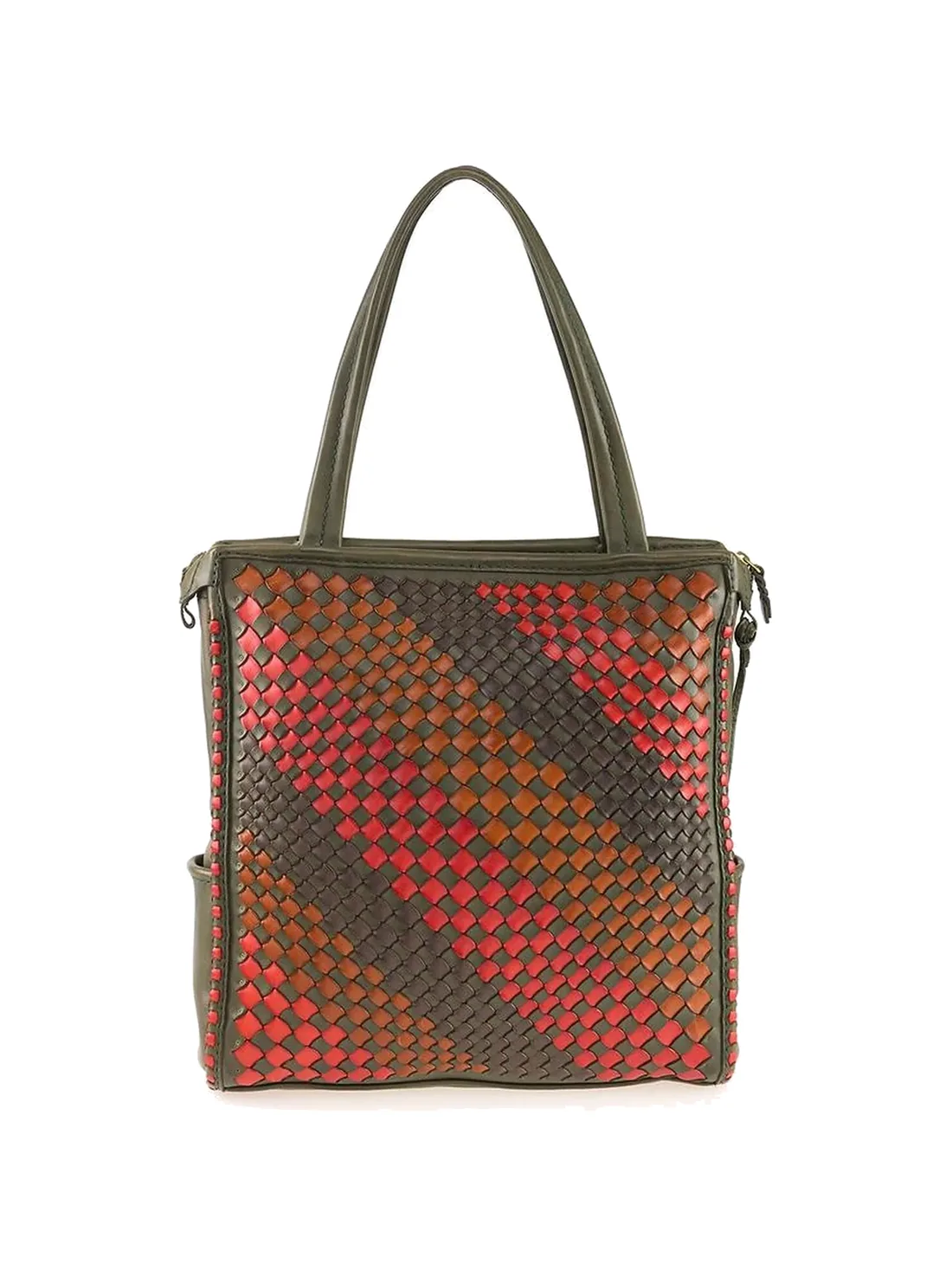 GÖN Handmade Diagonal-Weave Tote — view 3