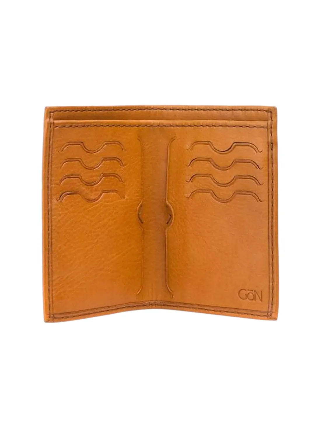 GÖN Handmade Men’s Vertical Wallet in Tan — view 2