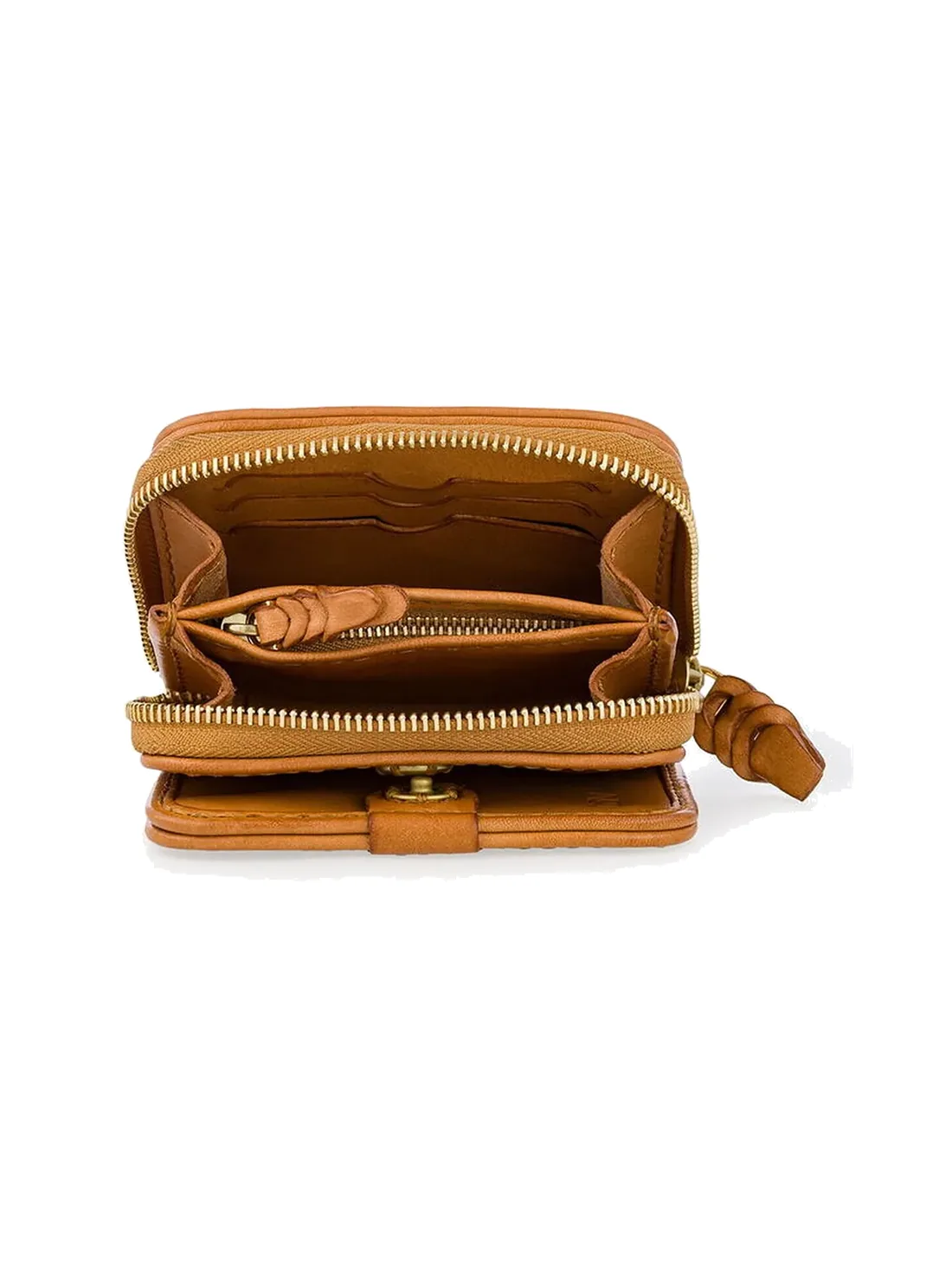 GÖN Handmade Checkweave Zip Wallet — view 3