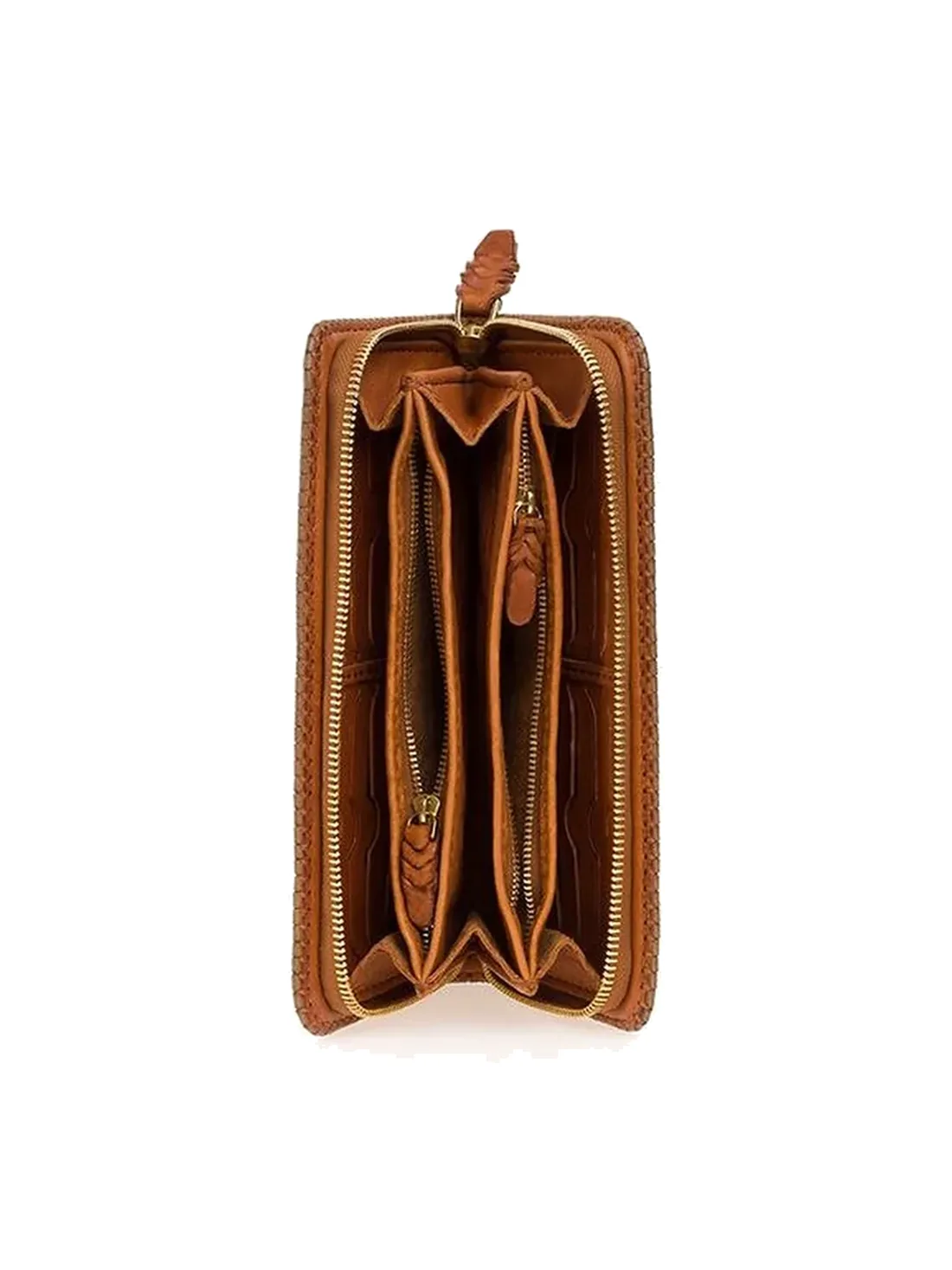 GÖN Handmade Tooled Zip Wallet — view 4