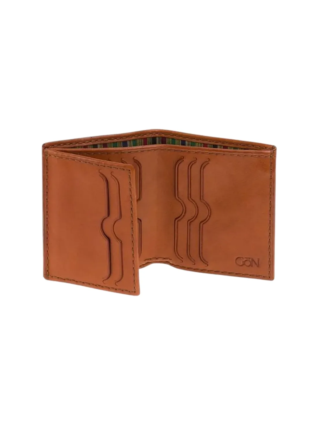 GÖN Handmade Men’s Whipstitch Wallet in Tan — view 2