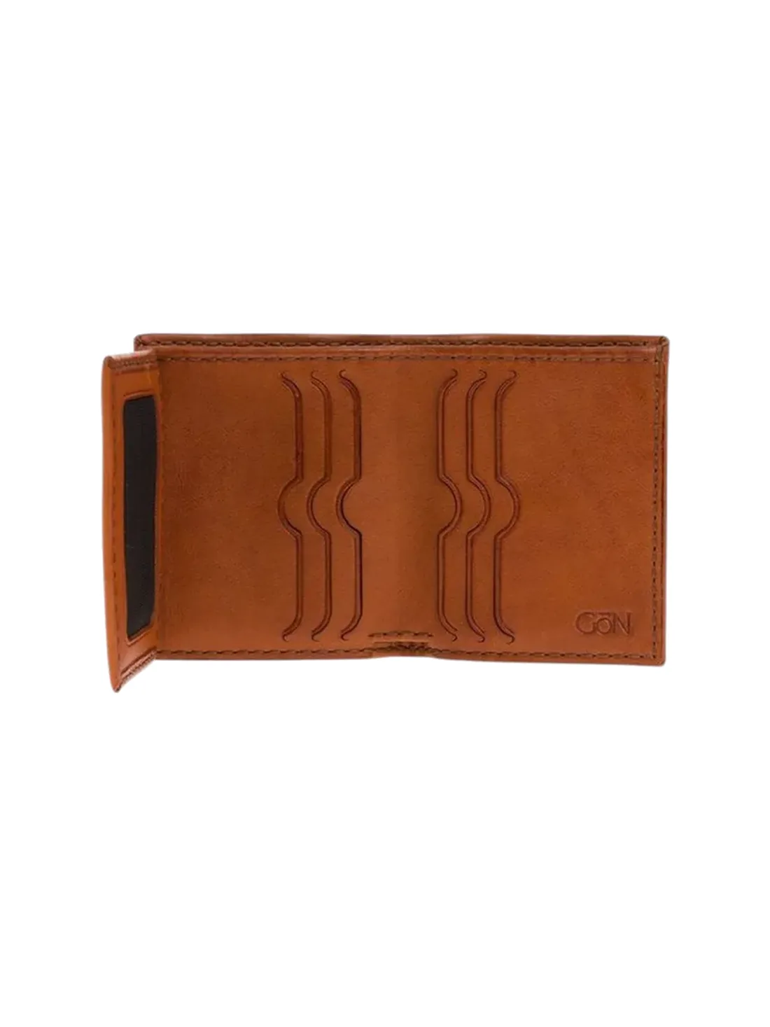 GÖN Handmade Men’s Whipstitch Wallet in Tan — view 3