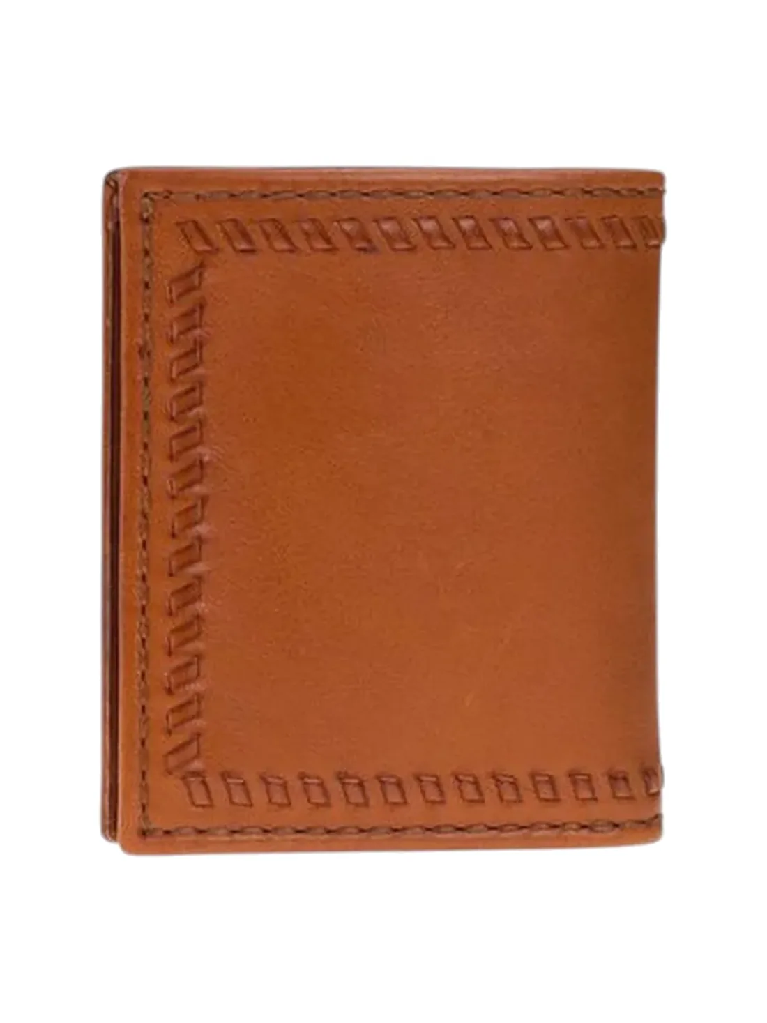 GÖN Handmade Men’s Whipstitch Wallet in Tan — view 4
