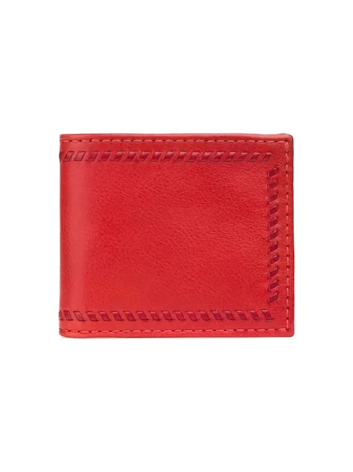 GÖN red slim leather men’s wallet